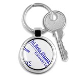 sigma 4_canes_peppermint_sin Key Chain (Round)