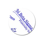 sigma 4_canes_peppermint_sin Magnet 3  (Round)