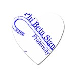 sigma 4_canes_peppermint_sin Magnet (Heart)