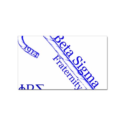 sigma 4_canes_peppermint_sin Sticker Rectangular (10 pack) from ArtsNow.com Front