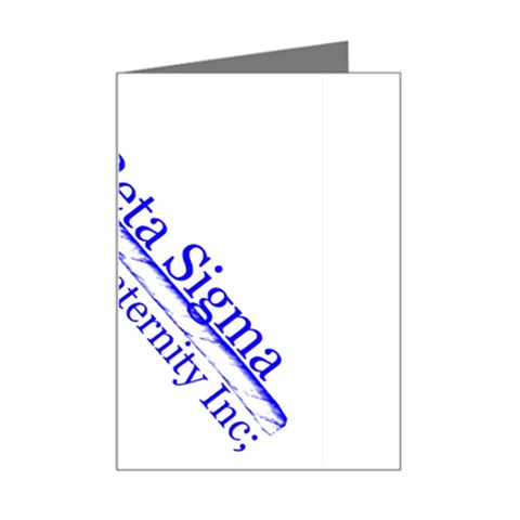 sigma 4_canes_peppermint_sin Mini Greeting Card from ArtsNow.com Left