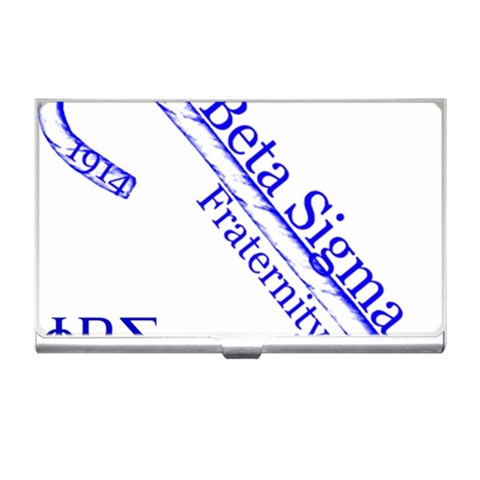sigma 4_canes_peppermint_sin Business Card Holder from ArtsNow.com Front