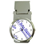 sigma 4_canes_peppermint_sin Money Clip Watch