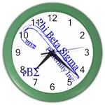 sigma 4_canes_peppermint_sin Color Wall Clock