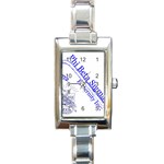 sigma 4_canes_peppermint_si Rectangular Italian Charm Watch