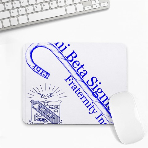 sigma 4_canes_peppermint_si Small Mousepad from ArtsNow.com Front