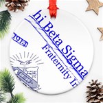sigma 4_canes_peppermint_si Ornament (Round)