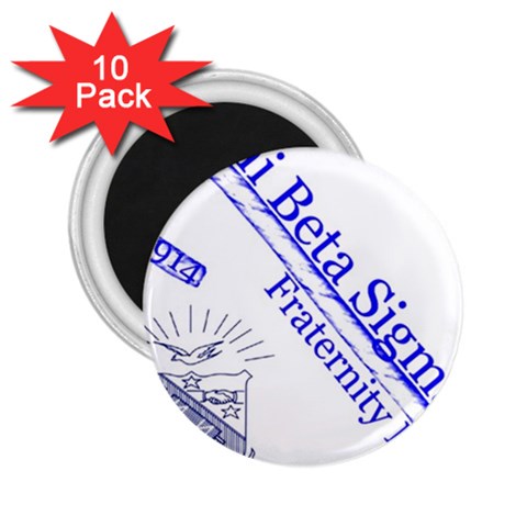 sigma 4_canes_peppermint_si 2.25  Magnet (10 pack) from ArtsNow.com Front