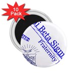 sigma 4_canes_peppermint_si 2.25  Magnet (10 pack)