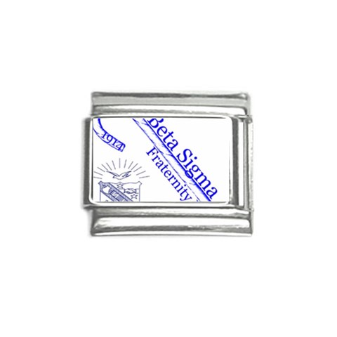 sigma 4_canes_peppermint_si Italian Charm (9mm) from ArtsNow.com Front
