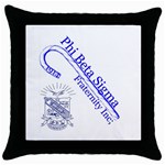 sigma 4_canes_peppermint_si Throw Pillow Case (Black)