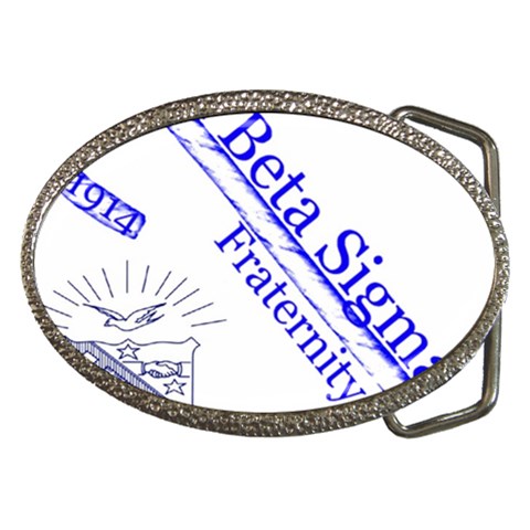 sigma 4_canes_peppermint_si Belt Buckle from ArtsNow.com Front