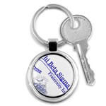 sigma 4_canes_peppermint_si Key Chain (Round)