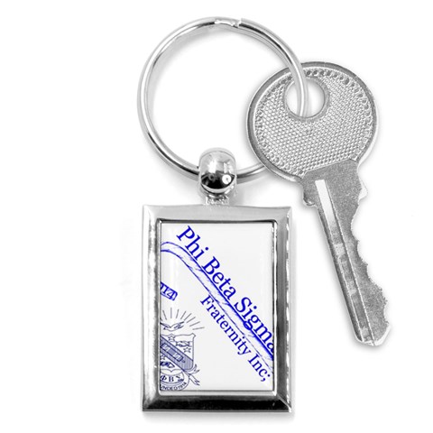 sigma 4_canes_peppermint_si Key Chain (Rectangle) from ArtsNow.com Front