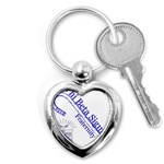 sigma 4_canes_peppermint_si Key Chain (Heart)