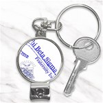 sigma 4_canes_peppermint_si Nail Clippers Key Chain