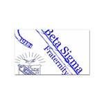 sigma 4_canes_peppermint_si Sticker (Rectangular)