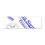 sigma 4_canes_peppermint_si Sticker (Bumper)