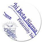 sigma 4_canes_peppermint_si Magnet 5  (Round)
