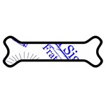 sigma 4_canes_peppermint_si Magnet (Dog Bone)