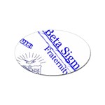 sigma 4_canes_peppermint_si Sticker Oval (100 pack)