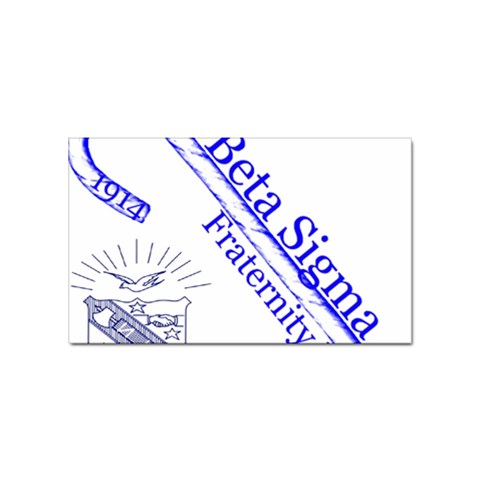 sigma 4_canes_peppermint_si Sticker Rectangular (100 pack) from ArtsNow.com Front