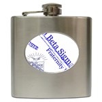 sigma 4_canes_peppermint_si Hip Flask (6 oz)