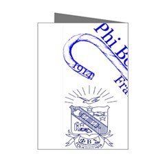 sigma 4_canes_peppermint_si Mini Greeting Card from ArtsNow.com Right