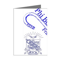 sigma 4_canes_peppermint_si Mini Greeting Cards (Pkg of 8) from ArtsNow.com Right