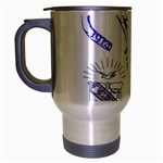 sigma 4_canes_peppermint_si Travel Mug (Silver Gray)