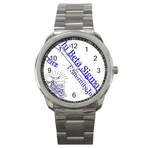 sigma 4_canes_peppermint_si Sport Metal Watch from ArtsNow.com Front