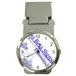 sigma 4_canes_peppermint_si Money Clip Watch