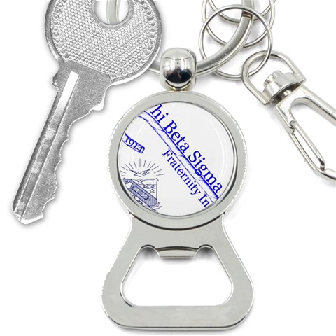 sigma 4_canes_peppermint_si Bottle Opener Key Chain from ArtsNow.com Front
