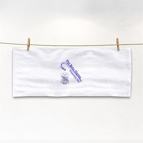 sigma 4_canes_peppermint_si Hand Towel from ArtsNow.com Front
