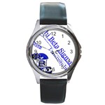 sigma 4_canes_peppermint_ Round Metal Watch