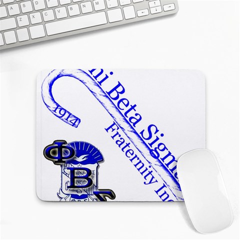 sigma 4_canes_peppermint_ Small Mousepad from ArtsNow.com Front