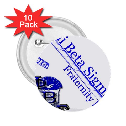 sigma 4_canes_peppermint_ 2.25  Button (10 pack) from ArtsNow.com Front