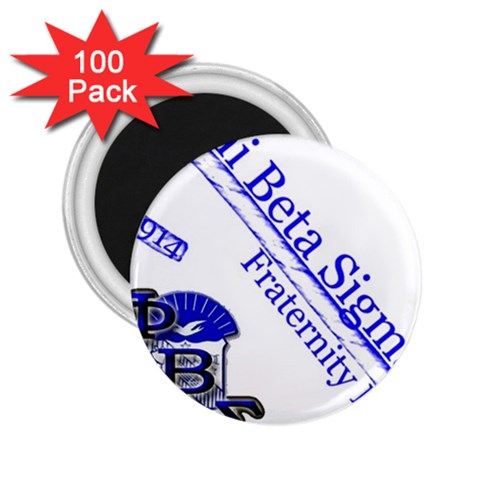 sigma 4_canes_peppermint_ 2.25  Magnet (100 pack)  from ArtsNow.com Front
