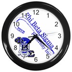 sigma 4_canes_peppermint_ Wall Clock (Black)