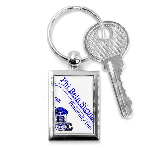 sigma 4_canes_peppermint_ Key Chain (Rectangle) from ArtsNow.com Front