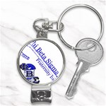 sigma 4_canes_peppermint_ Nail Clippers Key Chain