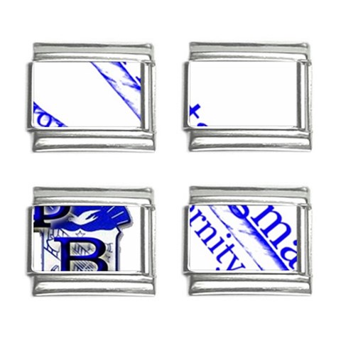 sigma 4_canes_peppermint_ 9mm Italian Charm (4 pack) from ArtsNow.com Front