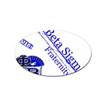 sigma 4_canes_peppermint_ Sticker (Oval)