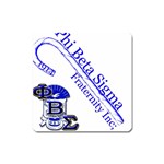 sigma 4_canes_peppermint_ Magnet (Square)