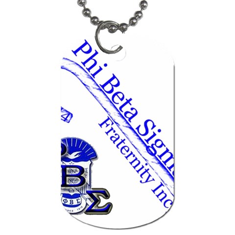sigma 4_canes_peppermint_ Dog Tag (One Side) from ArtsNow.com Front
