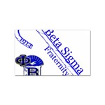 sigma 4_canes_peppermint_ Sticker Rectangular (100 pack)