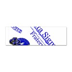 sigma 4_canes_peppermint_ Sticker Bumper (100 pack)
