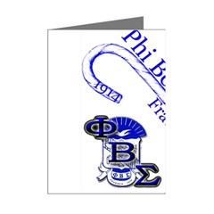 sigma 4_canes_peppermint_ Mini Greeting Cards (Pkg of 8) from ArtsNow.com Right