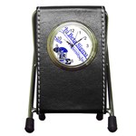 sigma 4_canes_peppermint_ Pen Holder Desk Clock