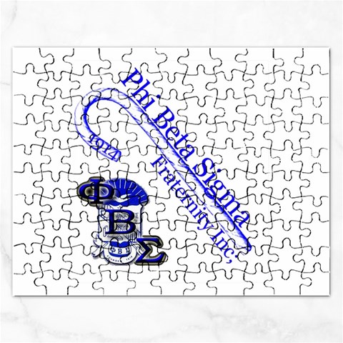 sigma 4_canes_peppermint_ Jigsaw Puzzle (Rectangular) from ArtsNow.com Front